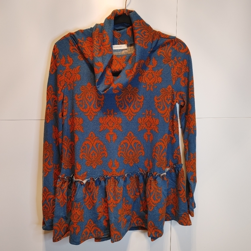 Peplum cowl neck sweater - Picture 5 of 8